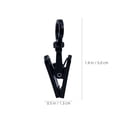thumbnail image 2 of PTOOTP 50Pcs Clever 360 Degree Rotatable Plastic Hooks for Holding Clothes Drapes and Outdoor Use, 2 of 8