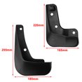 thumbnail image 2 of Fit for Mitsubishi Lancer GTS EVO 2009-2011 2010 Ensemble de Rabats Anti-Éclaboussures Garde-Boue, 2 of 5