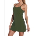 thumbnail image 3 of Women's Tennis Dresses, Golf Sports Dresses Built-In Bra And Shorts Pockets Sleeveless Sports Dresses,Solid Tennis Dress for Womens Workout Mini Dress, 3 of 9