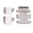 thumbnail image 3 of RC Protective Chassis Armor, Easy Installation  Stainless Steel Silver RC Chassis Armors Set  For 1/10 RC Car  , 3 of 8