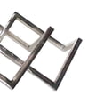 thumbnail image 2 of Benjara BM221041 15 in. Metal Frame Geometric Accent Decor, Silver, 2 of 5