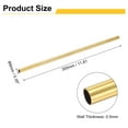 thumbnail image 2 of 3Pcs Brass Round Tube, 9mm OD 0.5mm Wall Thickness 300mm Length Seamless Tubing, 2 of 6