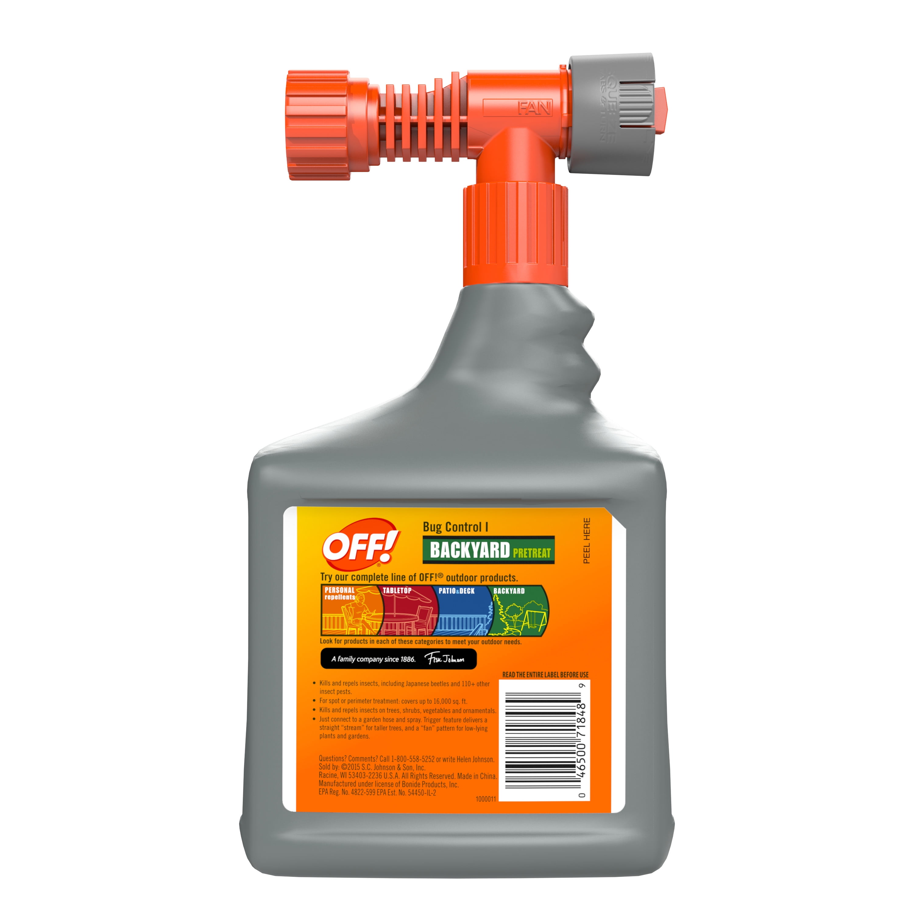 Off backyard pretreat safe for kids