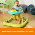thumbnail image 5 of Bright Starts Wanderlights 2-in-1 Baby Walker for Infants, Blue, Green, 5 of 12