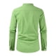 thumbnail image 4 of Blusa y camisa de manga larga con cuello alto para hombre, color liso, informal, con cuello alto, bolsillo, botones, camisa de manga larga, blusa para hombre, 4 of 6