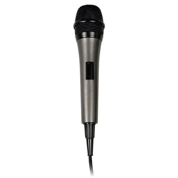 Singing Machine Unidirectional Dynamic Wired Microphone, SMM214, Black