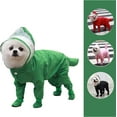 thumbnail image 1 of Mascota impermeable con capucha lluvia desgaste ligero transpirable ajustable mascota mackintosh traje (verde, s) Sincero  mascotas, 1 of 5