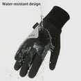 thumbnail image 4 of Hellosay Gloves for Women Thermal Warm Fleece Lined Touch Screen Gloves Christmas Gifts Black, 4 of 9