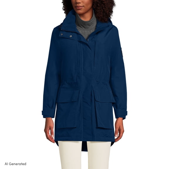 Lands' End Women's Squall Waterproof Insulated Parka