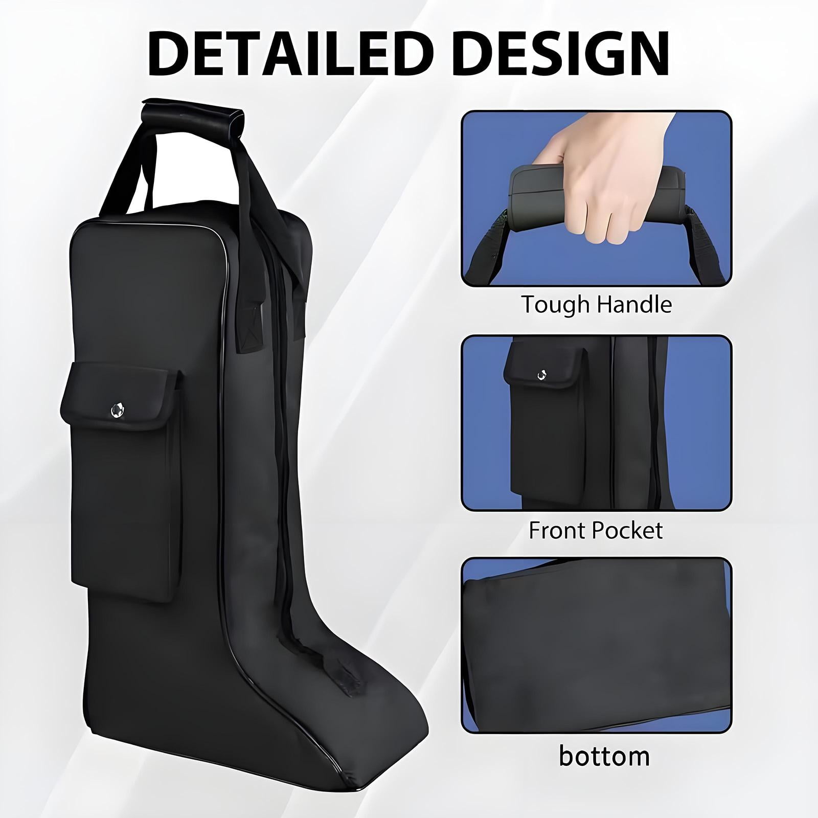harayaa Horse Riding Boot Bag Multifunctional Hiking Cycling Camping with Top Handle