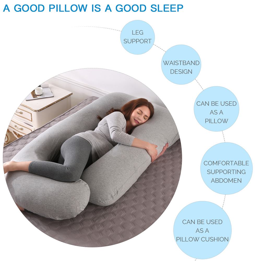 ComfySure Full Body Pregnancy Pillow - 58 J Shaped Maternity Pillow for  Pregnant Women - Hypoallergenic, Comfortable, Plush and Therapeutic