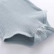 thumbnail image 4 of Laklulu - Pelele de manga larga de algodón de punto acanalado para bebé recién nacido, pantalones largos, conjuntos de color liso (azul), 70 cm, 4 of 6