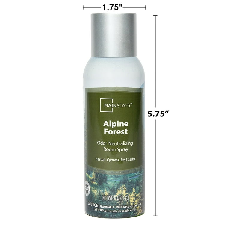 Mainstays Odor Neutralizing Room Spray, Alpine Forest Fragranced