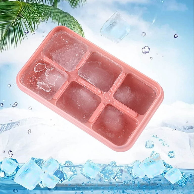 Ice Box Plastic Ice Tray Mould Sealed Homemade Freezer Box Mini