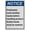 Warning Sign 4, variant on Industrial ANSI Horizontal Employees Only Sign - 8"x12" Weatherproof, UV Resistant for Indoor/Outdoor Workplace (Office staff only Keep door closed)