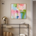 thumbnail image 3 of Dynamic Brushwork Canvas Modern Colorful Print by Art Remedy, Gold Frame, 30" x 30", 3 of 7