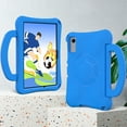 thumbnail image 2 of SaniMore for Samsung Galaxy Tab A9 Plus 12.4" 2023 SM-X810/X816/X818 Case, Shockproof Full-Body Handle Stand Tablet Protective Kids-friendly Lightweight Cover, Blue, 2 of 6