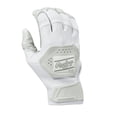 thumbnail image 2 of Guantes de bateo de béisbol Rawlings Workhorse Youth White LRG, 2 of 7