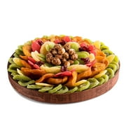 The Nuttery Premium Dried Fruit and Nuts Classic Circular Gift Platter
