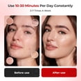 thumbnail image 5 of Red Light Therapy Panel, 460/590/660/850nm 4-Color Light Mode, 120 LEDs Facial Infrared Light Therapy Devices with Lighted Makeup Mirror, Timer, Portable Red Light Therapy for Face, Body, Pain Relief, 5 of 5