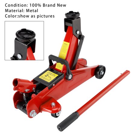 Low Profile Floor Jack 2 Ton (4400 lbs) 5.31"-12.8" Height Lifting