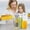 A, variant on Bowayaoa Plastic Water Carafe with Flip Top Lid, Square Base Juice Containers, Clear Plastic Pitcher - for Water, Iced Tea, Juice, Beverage, Cold Brew and Mimosa Bar