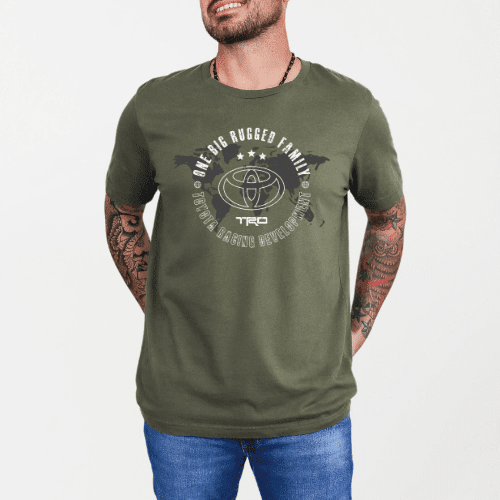 Toyota T-shirt-One Big Rugged Family