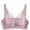 Purple, variant on JGTDBPO Front Closure Bras For Women No Underwire Plus Size Full Coverage Bras Front Snap Bras Post Surgery Front Closure Brassiere Sports Bra Wireless Minimizer Bra