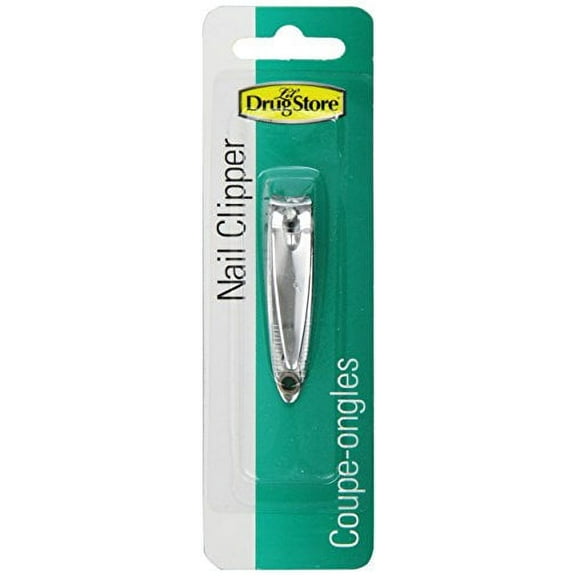 Lil' Drugstore Products Nail Clipper with File, 1-Count Package