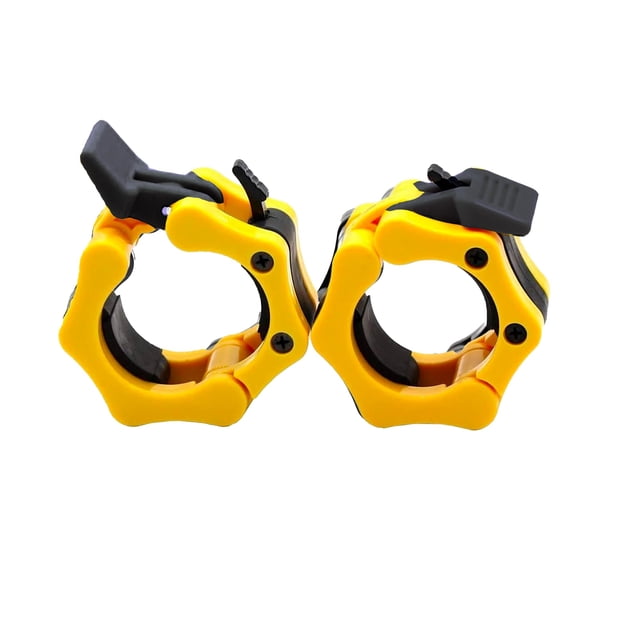 Abrazaderas para barra GW Tech de 2" de liberación rápida, par, amarillas