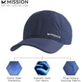 thumbnail image 2 of MISSION Cooling Performance Hat, Navy;, 2 of 7
