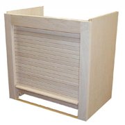 Straight Appliance Garage Oak