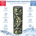 thumbnail image 5 of Camouflage 20 Oz Stainless Steel Skinny Tumbler – Vacuum Insulated Slim Travel Cup with Lid & Stainless Steel Straw, 360° Full Wrap Printed Tumbler for Home, Office & Outdoor Use, 5 of 6