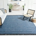 thumbnail image 2 of SAFAVIEH Montauk Kelsey Distressed Cotton Area Rug, Blue/Black, 8' x 10', 2 of 8