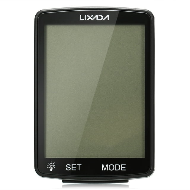 Bike Speed Meter LIXADA Wireless Bike Computer Multi Functional LCD Screen Computer Mountain Bike Speedometer IPX6 Waterproof Cycling Measurable Stopwatch Cycling Accessories