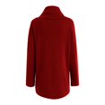 thumbnail image 4 of Vedolay Hoodies for Women Slim Pullover Sweatshirt Round Neck Long Sleeve Pullover Tops Red,XL, 4 of 5