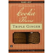 Trader Joe's Cookie Thins Triple Ginger 9 oz, 1 Pack