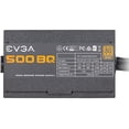 thumbnail image 3 of EVGA 110-BQ-0500-K1 500 BQ 80 Plus Bronze Semi Modular 500W Power Supply, Black, 3 of 6