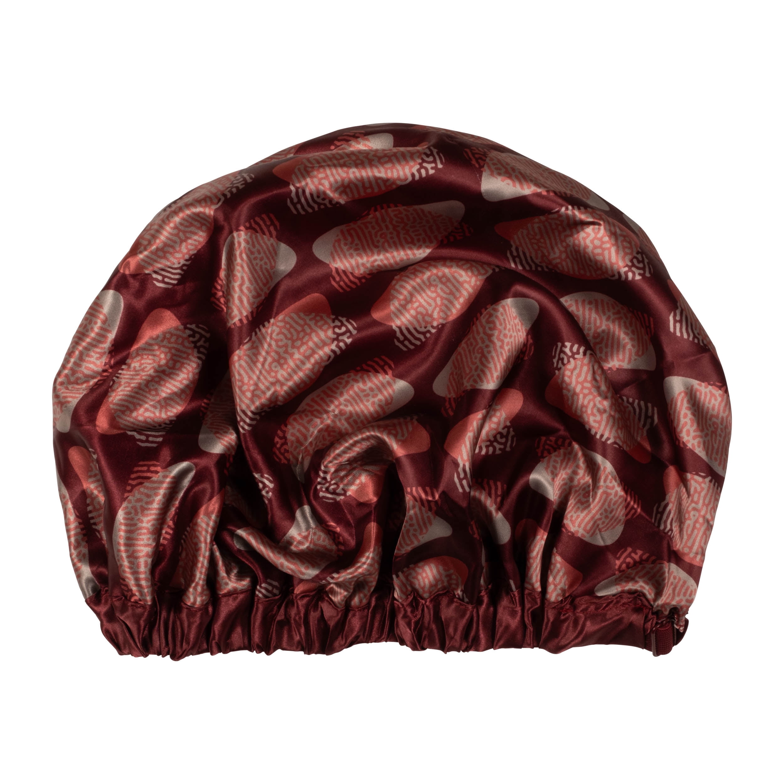 Goody Tru x DomoINK Satin Bonnet, Ultrasoft Large Satin Headwrap, Made for Sleeping, 1 Ct