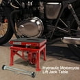 thumbnail image 3 of 2024 New Hydraulic Motorcycle Lift Jack, 300 LBS Capacity Steel ATV Lift Standwith Wheels, Portable Motorcycle Bike ATV UTV Lift Table JackStand, 3 of 5
