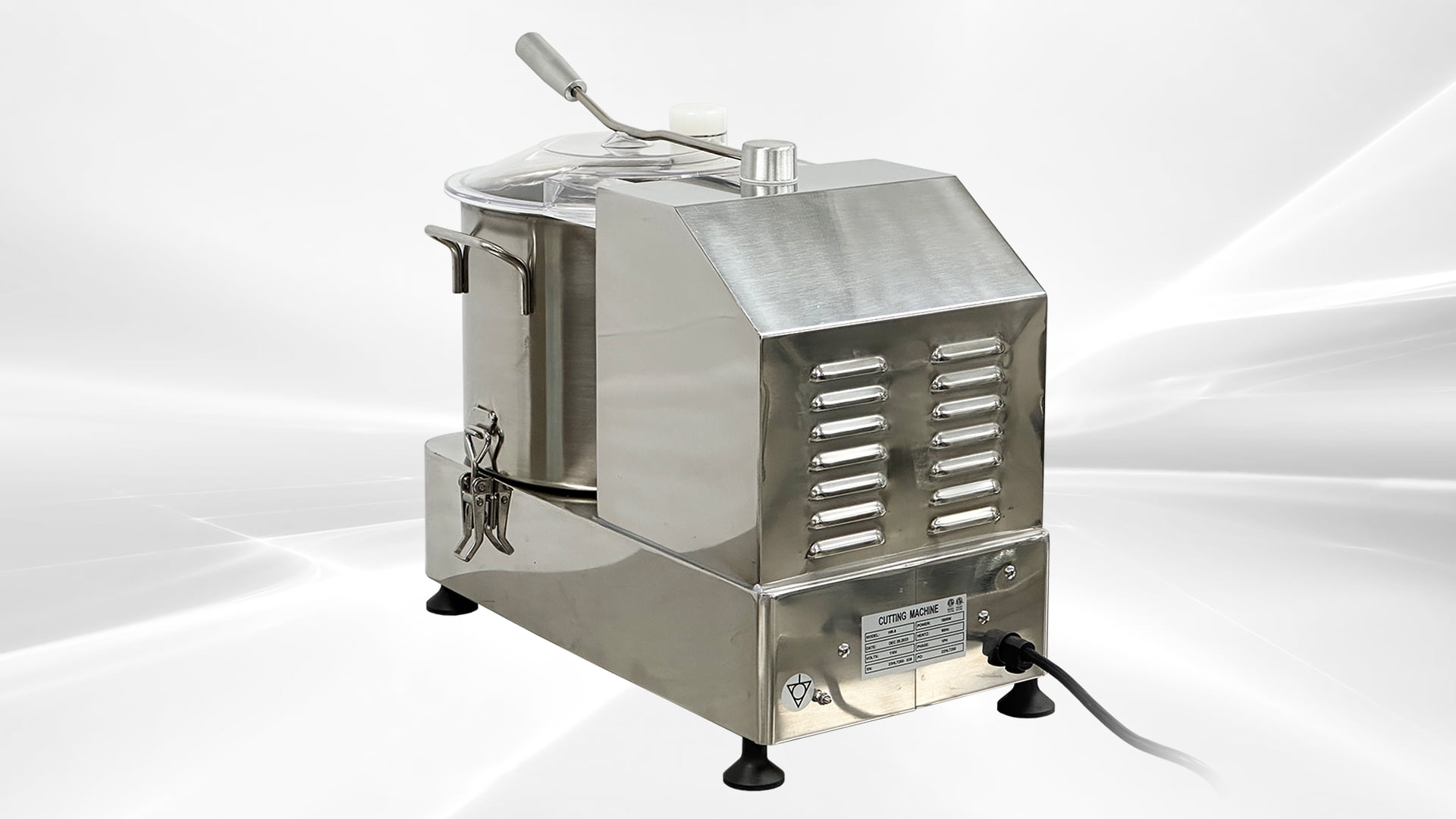 Commercial Food Processor 9L Vegetable Cutter Electric Meat Vegetable Chopper Stainless Steel NSF 110V