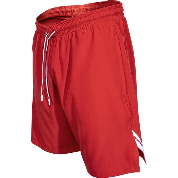 Shorts de Entrenamiento Rawlings COLORSYNC para Hombre Rojo Talla L