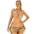 thumbnail image 3 of Sentmoon 2 Piece Swimsuit Bathing Suits Women Oversized Womens Swimsuits High Cut Solid Color Bikinis for Women Beach Stuff for Fashion and Trendy Looks L, 3 of 10