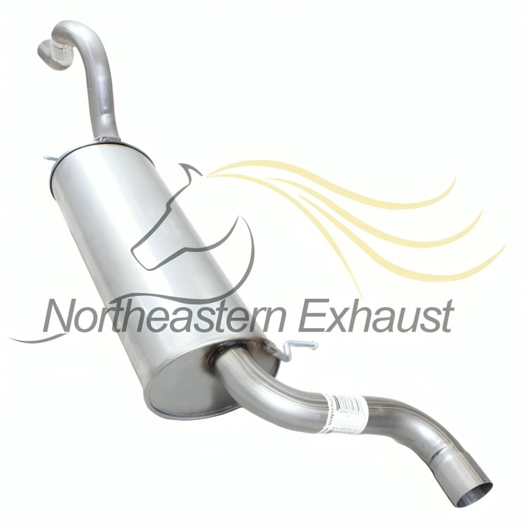 Stainless Steel Exhaust Muffler Fits 2008-2010 Dodge Grand Caravan 3.3L, 3.8L & 4.0L - Direct Fit