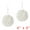 White, variant on Unique Bargains Soft Absorbent Fluffy Chenille Ball Hand Towels White 2