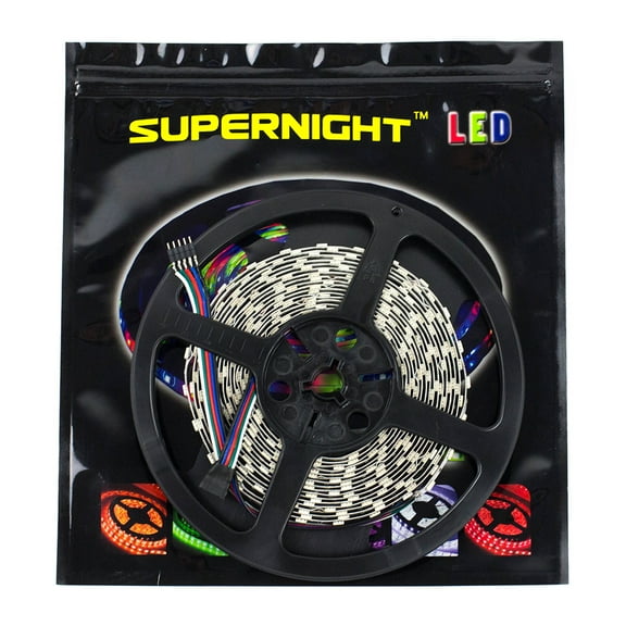 SUPERNIGHT 5m 16.4FT RGBW Color Changing 5050SMD Flexible LED Light Strip 300 LEDs RGB   Cool White Mixed Color Non-waterproof Bright LED Strip Lighting