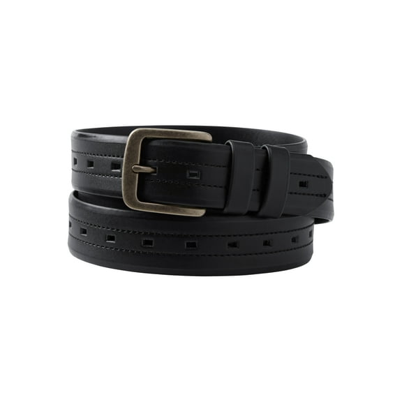 KingSize Men's Stitched Leather Belt