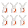 thumbnail image 1 of 6 clips de plástico para toallas , clips para sillas, soporte para toallas para sillas de piscina L L Blanco Naranja Gloria Clips para edredón, 1 of 9