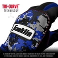 thumbnail image 5 of Franklin Sports Digitek Batting Gloves, Gray/Black/Royal Digi, Adult Small, 5 of 8