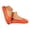 1-Orange, variant on Leather Falt Sandals for Women Slip on Platform Shoes Ladies Casual Walking Dressy Sandal Summer Outdoor Work Travel Slides Yellow 8.5